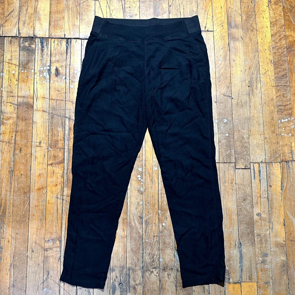 32 Degrees Heat Pants‎ Mens Medium Black Solid Flat Front Elastic Waist Pull On